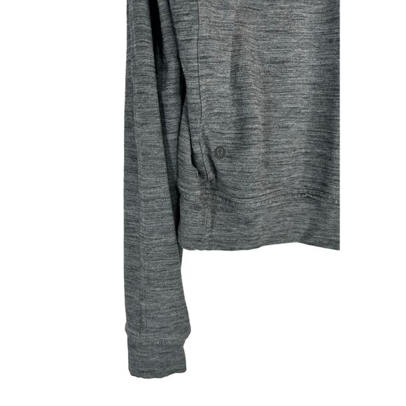 Lululemon Womens Gray Close To Crossing Long Sleeve Activewear Top Size 6 - Picture 3 of 4